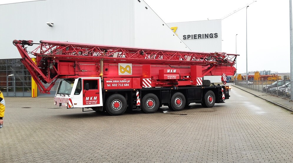 wynajem żurawi samochodowych